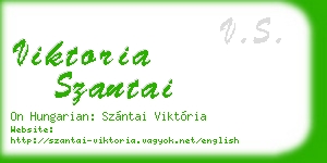 viktoria szantai business card